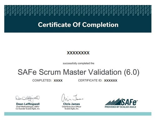 SSM Certificate