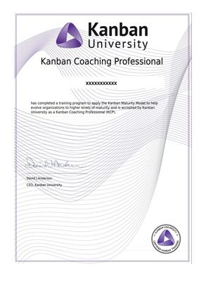 Kanban coaching professional certificate